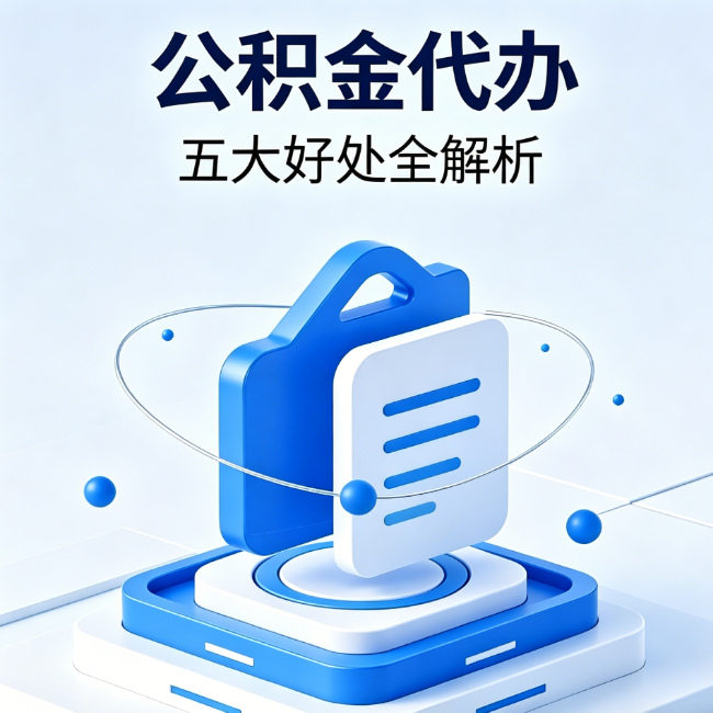眉山公积金代办到底值不值？这5大好处让你少走弯路